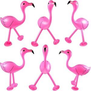 Inflatable Pink Flamingo Inflatable Flamingo Luau Party Accessories
